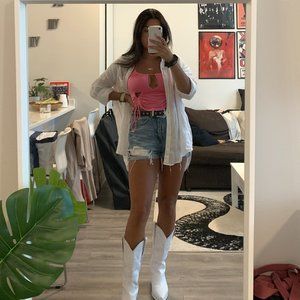 Princess Polly Halterneck Tie Back Cut out Ruched Knot Crop Top Pink